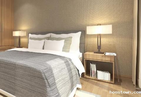 硅藻泥卧室背景墙，好的一天是从醒来开始