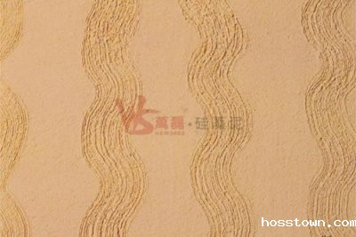 硅藻泥水波纹理效果施工方法