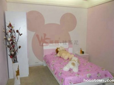 硅藻泥儿童房背景墙效果图如何呢？